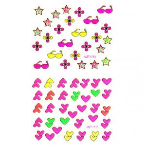 Stickere Unghii 6 Seturi - Abțibilde Colorate Unghii ( MZTJ729 - MZTJ730 - MZTJ733 - MZTJ734 - MZTJ737 - MZTJ738)