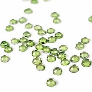 Strasuri Unghii Pietricele Culoare Verde Brotacel, Pietre Decorative Manichiura