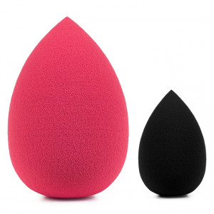 Burete Machiaj Beauty Blender + 1 Mini Beauty Blender, Red Black