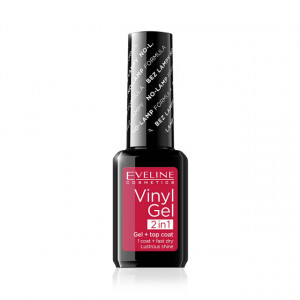 Lac Unghii Eveline Cosmetics Vinyl Gel 2 in 1, No 207