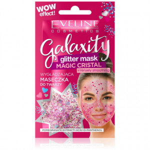 Masca Gel de Fata cu Sclipici Eveline Cosmetics Galaxity Magic Cristal 10 ml
