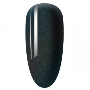 Oja Semipermanenta Exclusive Premium, Culoare Black Galaxy, 15 ml