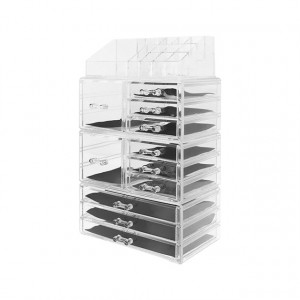 Organizator Multifunctional Cosmetice Marime XXL Material Acril Rezistent