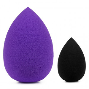 Burete Machiaj Beauty Blender + 1 Mini Beauty Blender, Purple Black