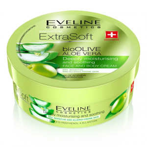 Crema Fata si Corp Eveline Cosmetics Extra Soft Bio Olive Aloe Vera