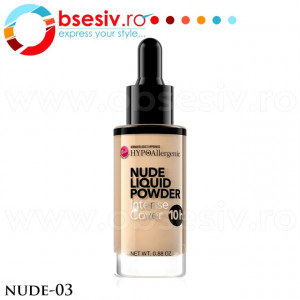Fond De Ten HYPO Allergenic, Nude Liquid Powder 03, Bell Defines Beauty