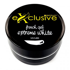 Gel UV/LED French Gel Extreme White Exclusive Premium 15 ml