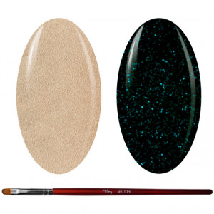 Kit Geluri Color + Pensula Gel Unghii, Cod K2GP-63S/40G
