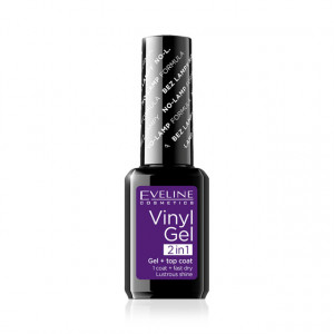 Lac Unghii Eveline Cosmetics Vinyl Gel 2 in 1, No 216