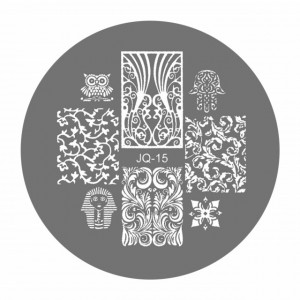 Matrite Stampile Unghii, Cod JQ-15, Accesorii Profesionale Manichiura
