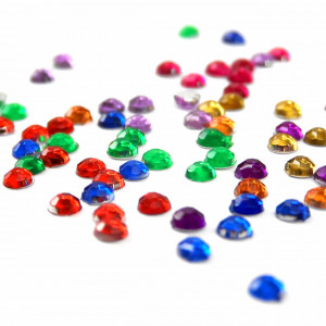 Pietricele Marunte Multicolore Diametru Ø 2mm, Decoruri Unghii de Tip Nail Art