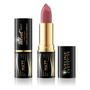 Ruj Buze Catifelat Velvet Matt Eveline Cosmetics Culoare Adorable Cashmere No 501