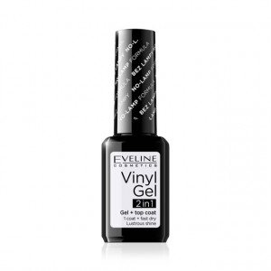 Lac Unghii Eveline Cosmetics Vinyl Gel 2 in 1, No 213