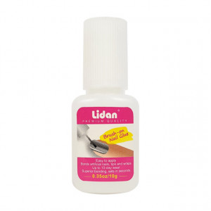 Lipici Tipsuri Unghii cu Pensula Lidan Premium Quality 10 Gr