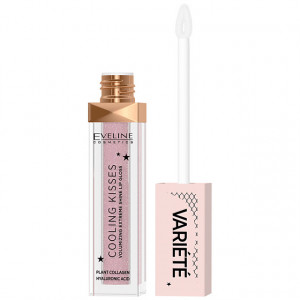 Luciu Buze cu Efect de Marire Racoros, Variete Cooling Kisses Eveline, Sugar Nude No 02