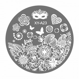 Matrite Stampile Unghii, Cod XY-A23, Accesorii Profesionale Manichiura