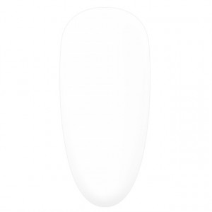 Oja Semipermanenta Baza Alb Laptos Exclusive Premium, Rubber White, 15 ml