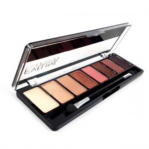 Paleta Farduri Machiaj Umbre Pleoape 8 Culori Eveline Cosmetics Essential Rose