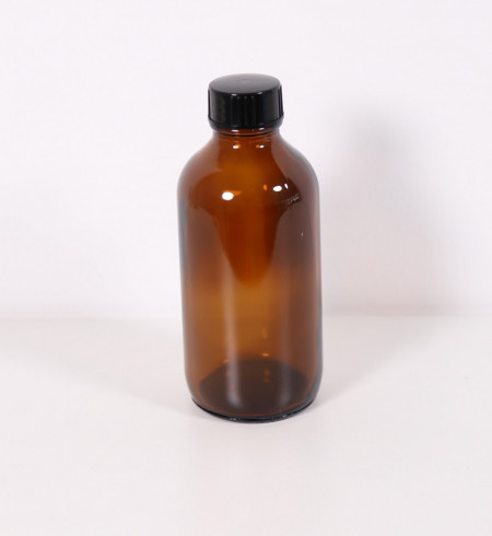 Recipient aromaterapie sticla bruna 240 ml cu capac