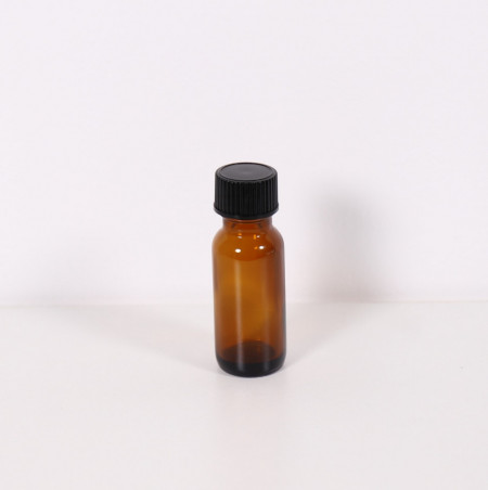 Recipient sticla bruna 15 ml cu capac