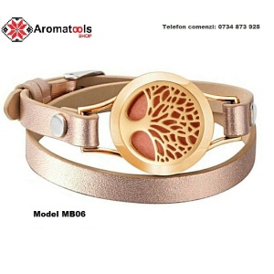 Bratara cu aromadifuzor pentru uleiuri esentiale MB06