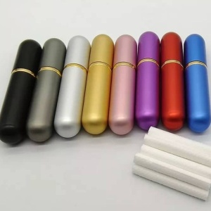 Inhalator nazal pentru aromaterapie - invelis metalic