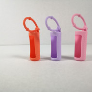 Protectii colorate din silicon pentru sticlute 10 ml -ROZ/LILA/ORANGE