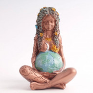 Statueta rasina Mama Pamant marime M