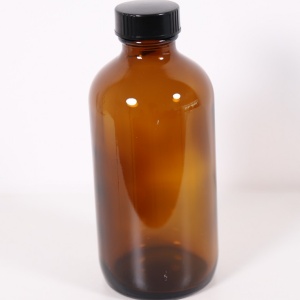 Recipient sticla bruna 480 ml cu capac
