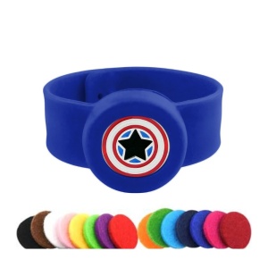 Brățară BAIETI Captain America albastru