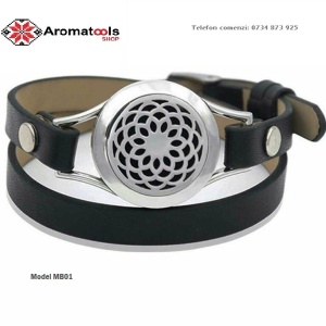 Bratara cu aromadifuzor pentru uleiuri esentiale MB01