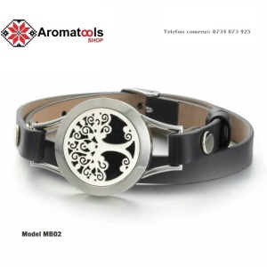 Bratara cu aromadifuzor pentru uleiuri esentiale MB02
