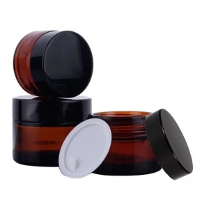 Borcan de sticla bruna 50 g