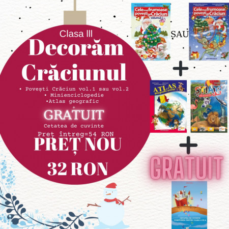 DECORAM CRACIUNUL CL.3