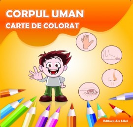 Carte de colorat - Corpul uman