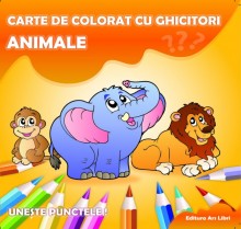 Carte de colorat cu ghicitori - Animale