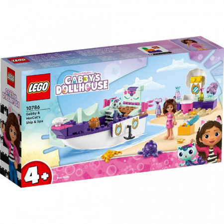 Lego Gabbys Dollhouse Barca Cu Spa A Lui Gabby Si A Pisirenei 10786