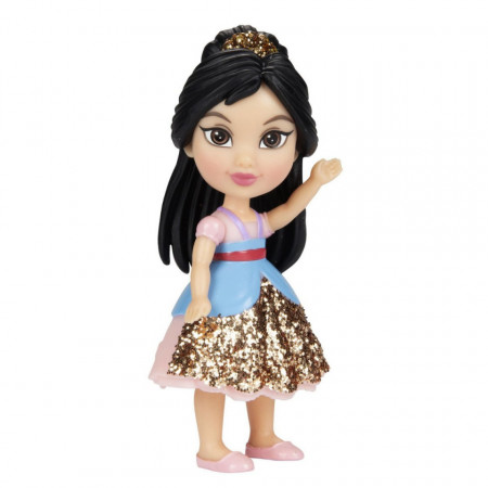 Mini papusa Mulan, Disney Princess, 8cm