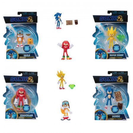 Nintendo Sonic - Figurina articulata, Sonic Movie 2, 10 cm