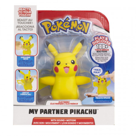 Figurina deluxe Pikachu cu lumini si sunete, Pokemon