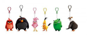 Angry Birds: 3D fig plastic cu agatatoare 7-8,5 cm - Mighty Eagle