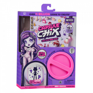CAPSULE CHIX Papusi articulate colectia Giga Glam pachet cu 5 capsule surpriza
