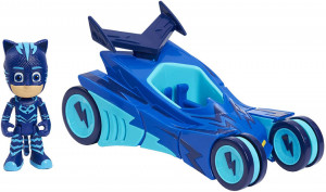 Figurina Pisoi + vehicolul Pisi masina Seria 2 - Eroi in Pijama