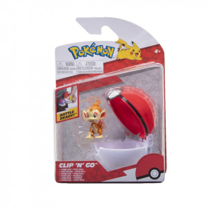 Figurine Clip' N' Go, Pokemon, Chimchar & Poke Ball