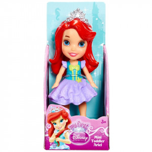 Papusa toddler Printesa Disney, Disney Princess, Ariel, 8 cm