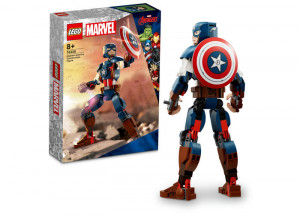 Figurina de constructie Captain America
