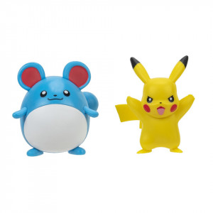 Pachet figurine de actiune, Pokemon, Marill si Pikachu