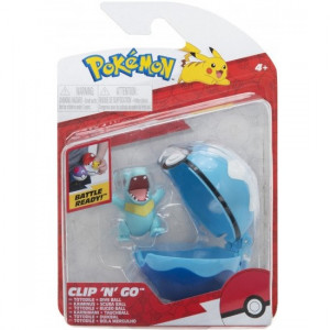 POKEMON Figurine CLIP' N' GO - Totodile + Dive ball