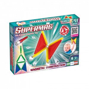 SUPERMAG TAGS PRIMARY - SET CONSTRUCTIE 28 PIESE