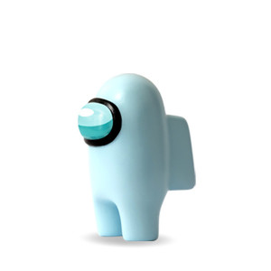 Figurina blister, Among Us, Alb si Bleu